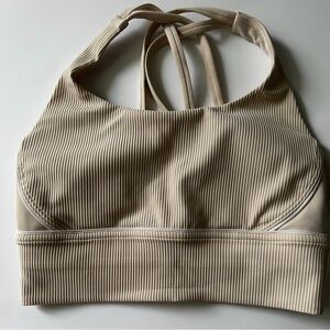 Lululemon Energy Ribbed Longline Sports Bra  Size 6